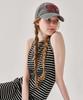 RONRON Heart Ribbon Ball Cap Charcoal