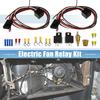 185 On 175 Off Thermostat 12V 40 Amp Dual Electric Cooling Fan Wiring Relay Kit