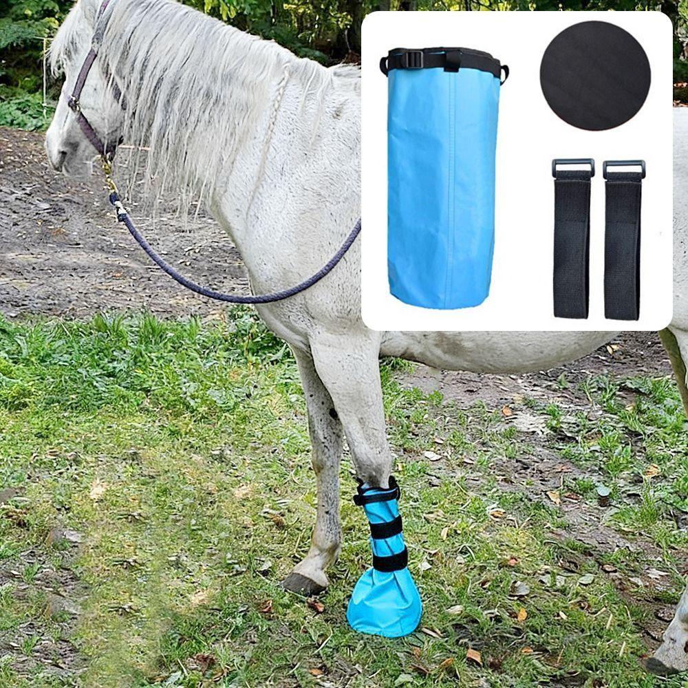 Elastic Bands Hoof Soaking Boot Easy Use Design Hooves Care Treatment  Thrush Treatment