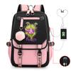 Peripheral Printed Backpack Female Fashion Student Multifunctional Casual School Bag