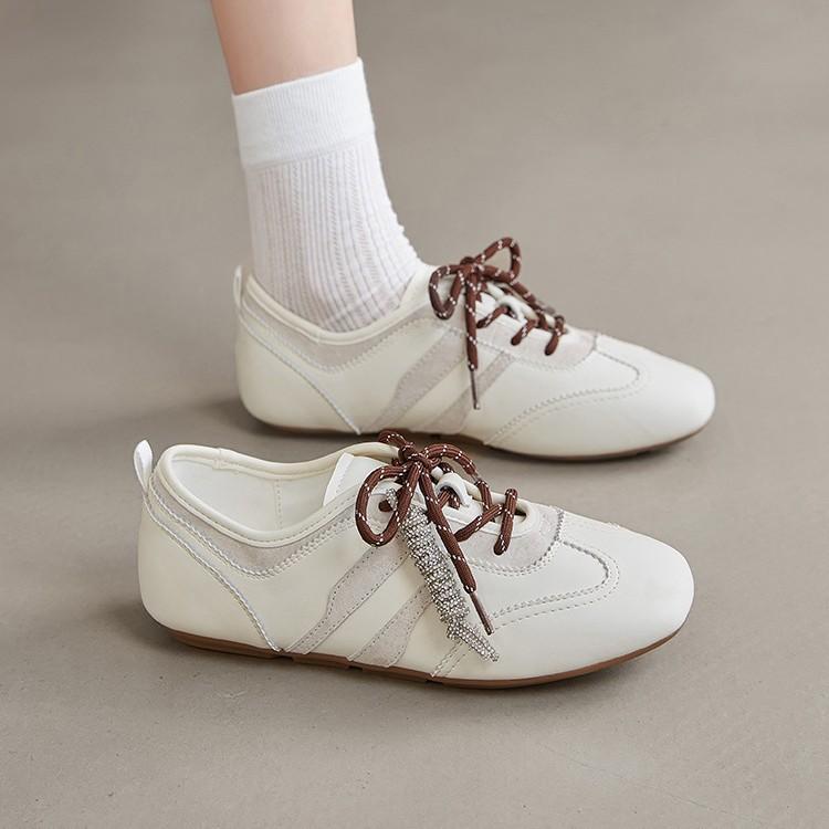 Dexun shoes women's 2025 new autumn and winter great-looking Forrest Gump shoes casual sports little white shoes increase height and show 