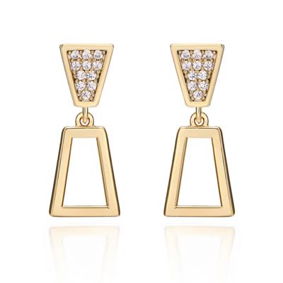 ELLE Jewelry 14K Yellow Bold Earrings (Gold Pin) ELGPEE144
