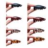Hairpin Curved Banana Shape Twist Clip Stable Claw Grip Non-Slip Resin Hair