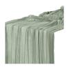 Flag Solid Color Pleated Design Bohemia Style Wedding Table Runner
