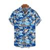 Hawaiian Shirt: Printed Short Sleeved Quick Drying Beach Casual Party Holiday Shirt 3d