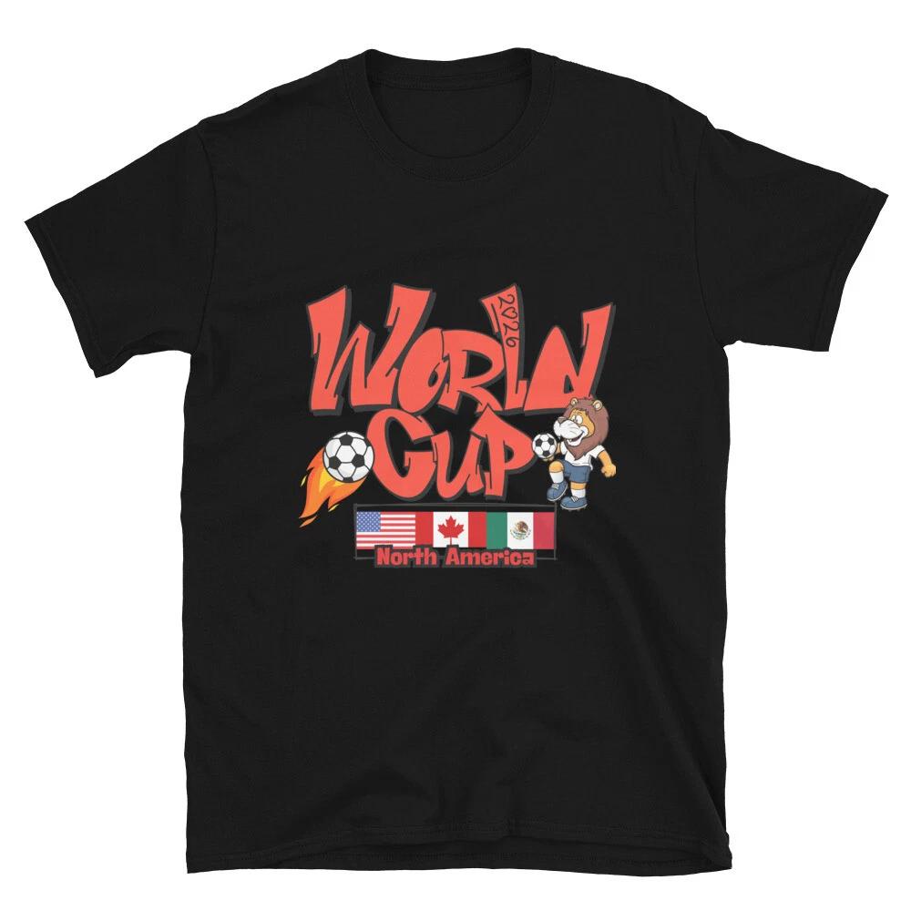 World Cup 2026 Short-Sleeve Unisex T-Shirt World Cup Soccer 26 XL