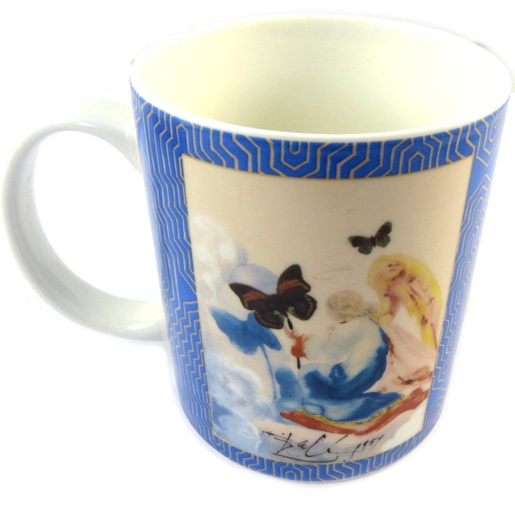 Les Trésors De Lily [P0978] - Porcelain Mug 'Salvador Dali' Kneeling Woman