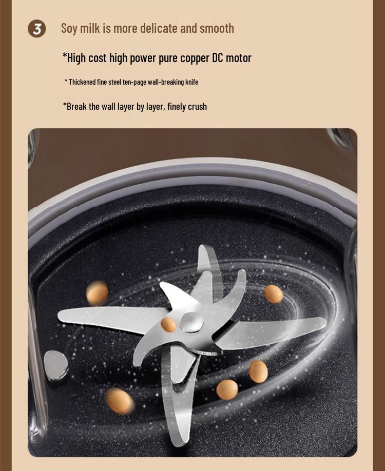 High-Speed Blender Silent Model with 110V-240V US/EU/UK Plugs