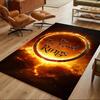 Lord Rings Floor Rug Office Rug Design for Hallway Study Room Game Room Dining Room Anti-slip Rug Decorate Offices Perfect Gift for Women/Men