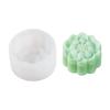 Round Silicone Mooncake Mold Mung Bean Cake Baking Tool Candle Making Kit