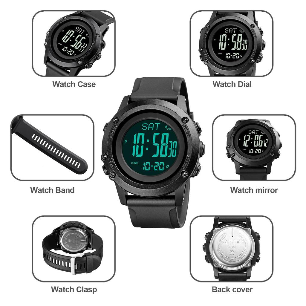 how to set the time on a digital watch with 4 buttons