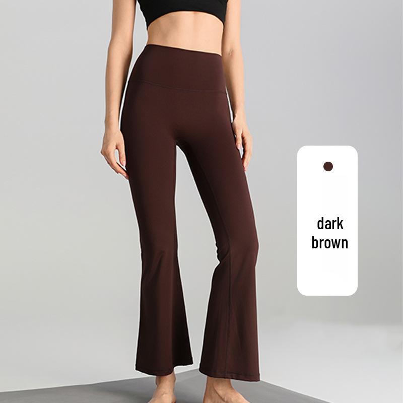 LULU Nude Feel Outdoor Fitness Petite Wide-Leg Flare Yoga Pants for Women