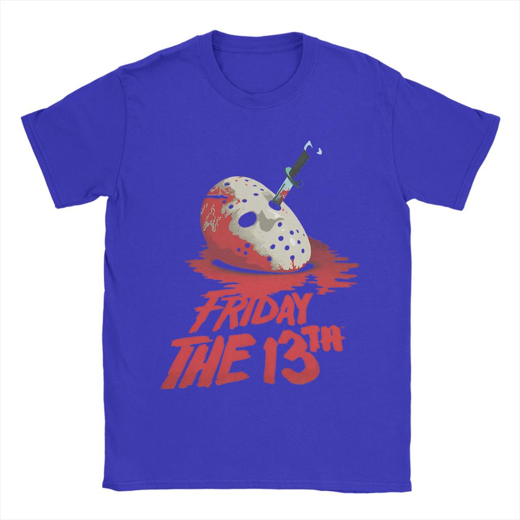 Jason Voorhees Friday 13th Horror T Shirt Men Women Cotton Vintage TShirt Crew Neck  Tee Shirt Short Sleeve Clothes Plus Size