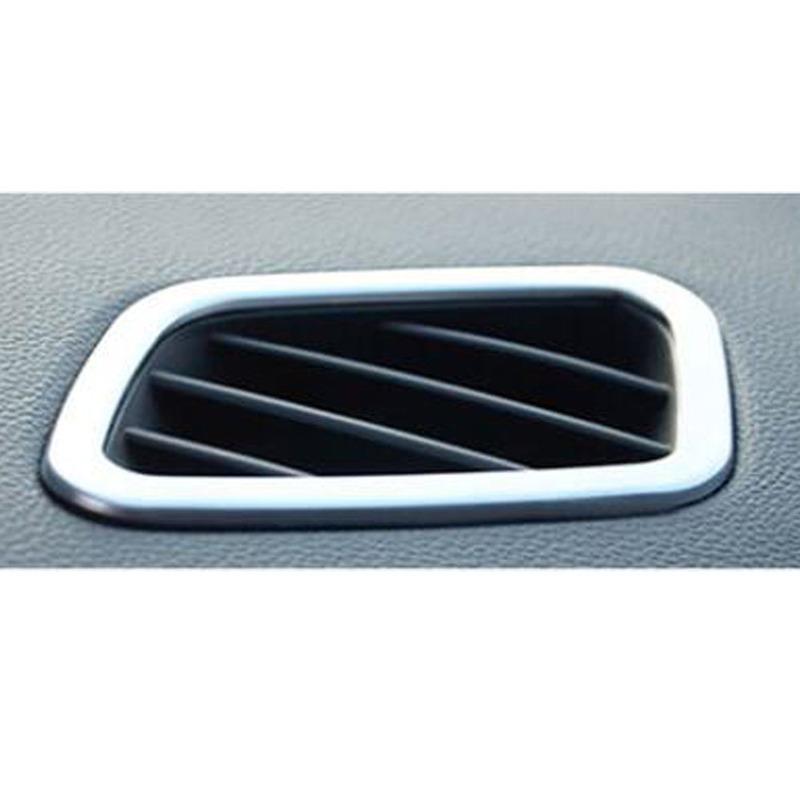 Car Styling ABS/Steel Cover For Hyundai Creta IX25 2014 2015 2016 2017 2018  Garnish Trim Front Air Condition Outlet Vent