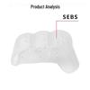 Silicone Toe Separator with Elastic Ring for Hallux Valgus Correction