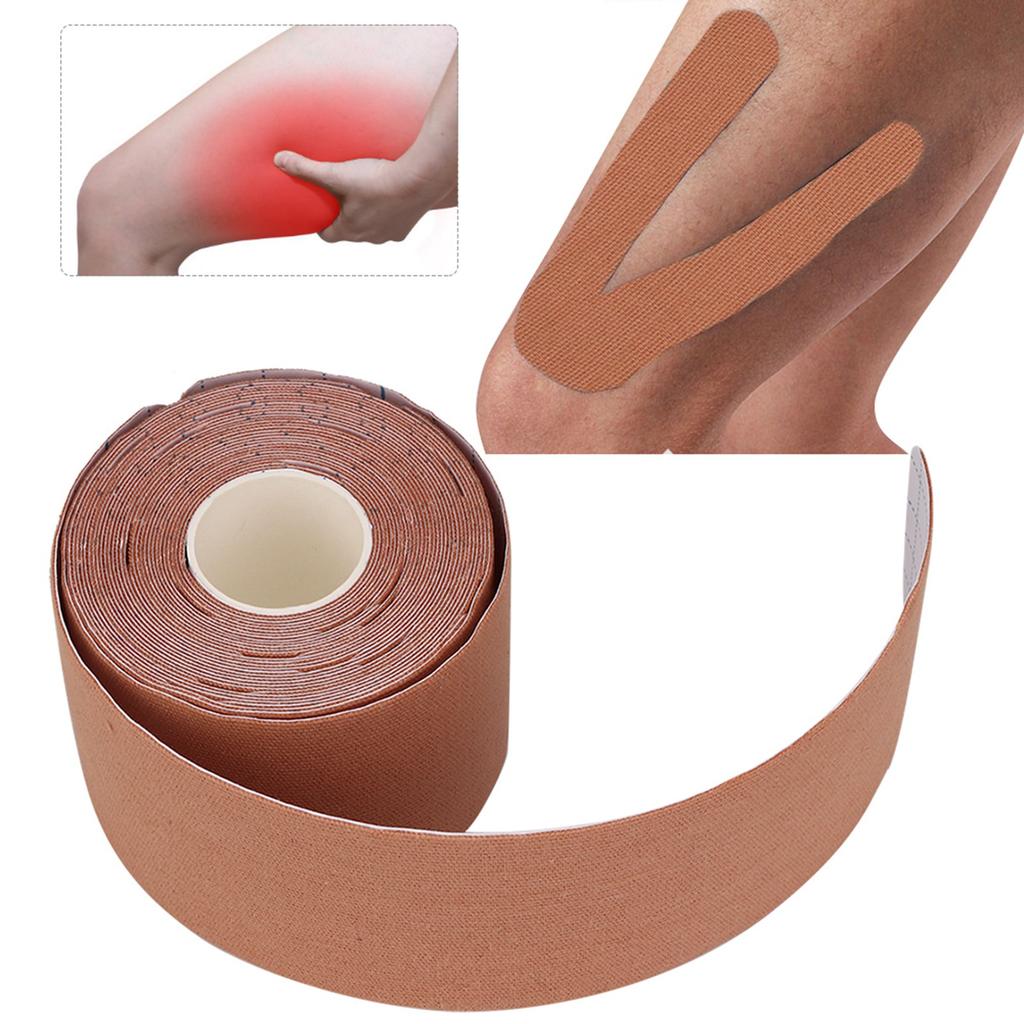 Taśma Mięśniowa Bandaż Sportowy Taśma Kinesiologyczna Klejąca Ulga w Bólu Mięśniowa Naklejka Koloryt