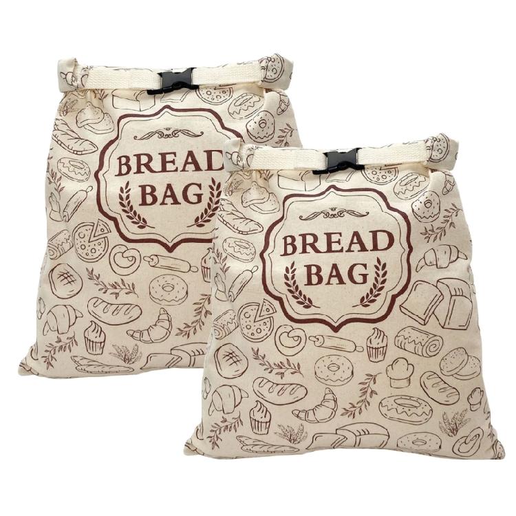 

Double Layer Organic Bread Bags Featuring Natural Wax Coating Retain Softness Keep Baguettes Moist Great For Eating