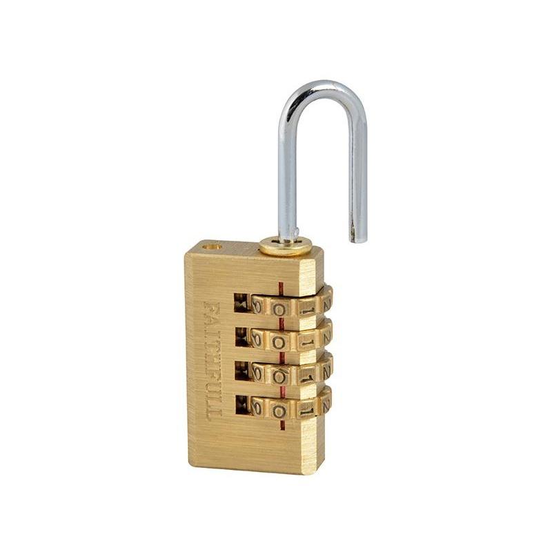 Faithfull Brass Combination Padlock