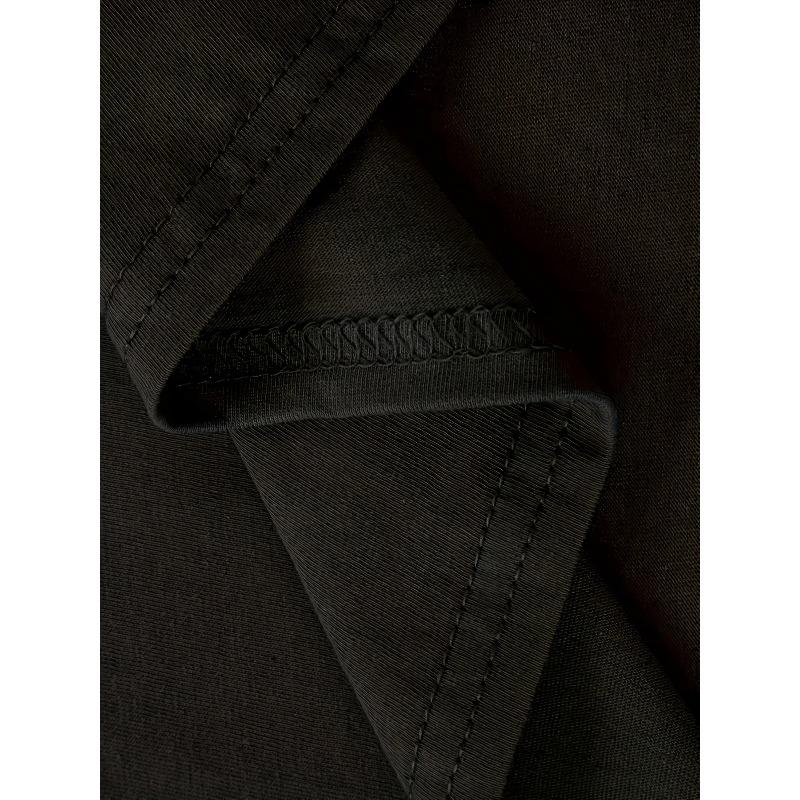 European Size Women's Short-Sleeve Blouse with - Alphabet Letter Print (Suitable for All Nationalities) - Casual Round Neck T-Shirt