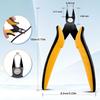 Mini Wire Cutter Diagonal Pliers Multi-tools Small Cutting Nippers Electronic Insulating Rubber Pliers Hand Tools Jewelry DIY