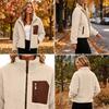 Women's Full Zip Jacket Long Sleeve Winter Outerwear