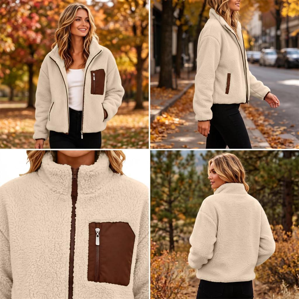 Women's Full Zip Jacket Long Sleeve Winter Outerwear