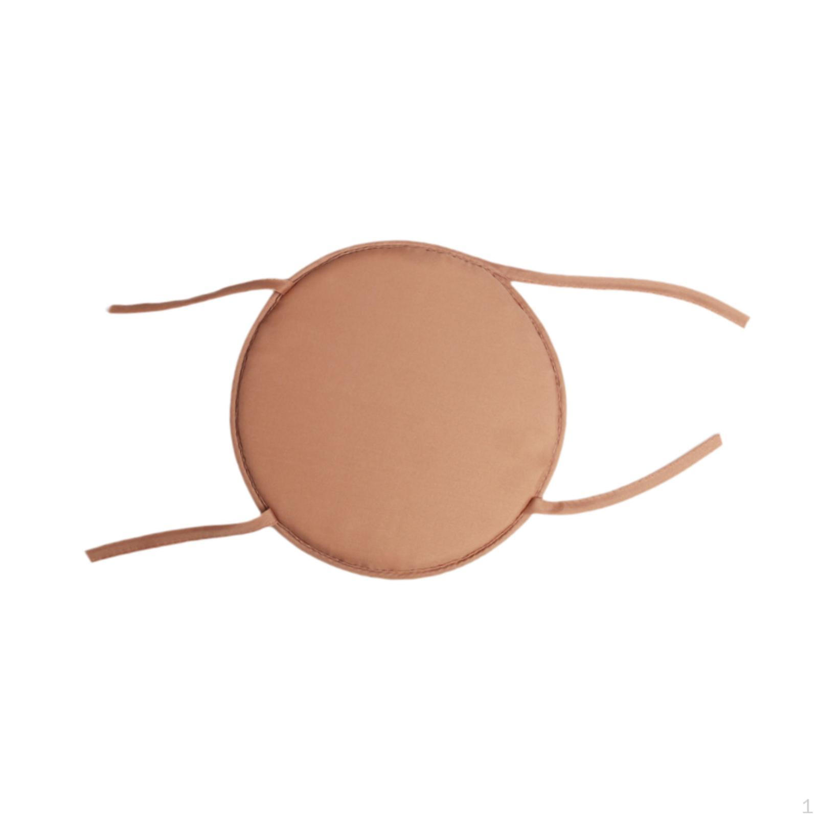 

Круглая подушка для стула, удобная для обеденной зоны, садовой мебели, сиденья для чая Brown 30 cm