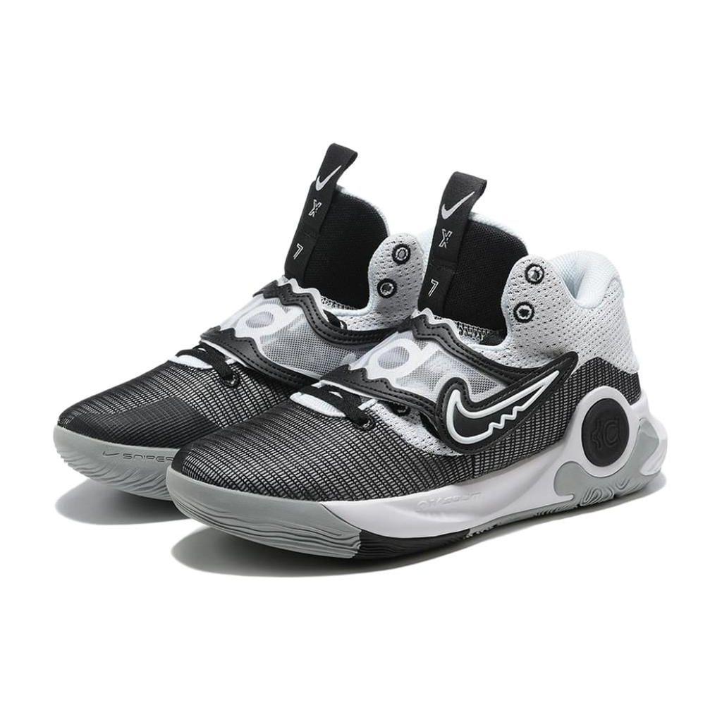 Nike KD Trey 5 X Durant Round Toe Lace-Up Cushioning Mid-Top Basketball Shoes Men Sneakers Black DJ7554-008