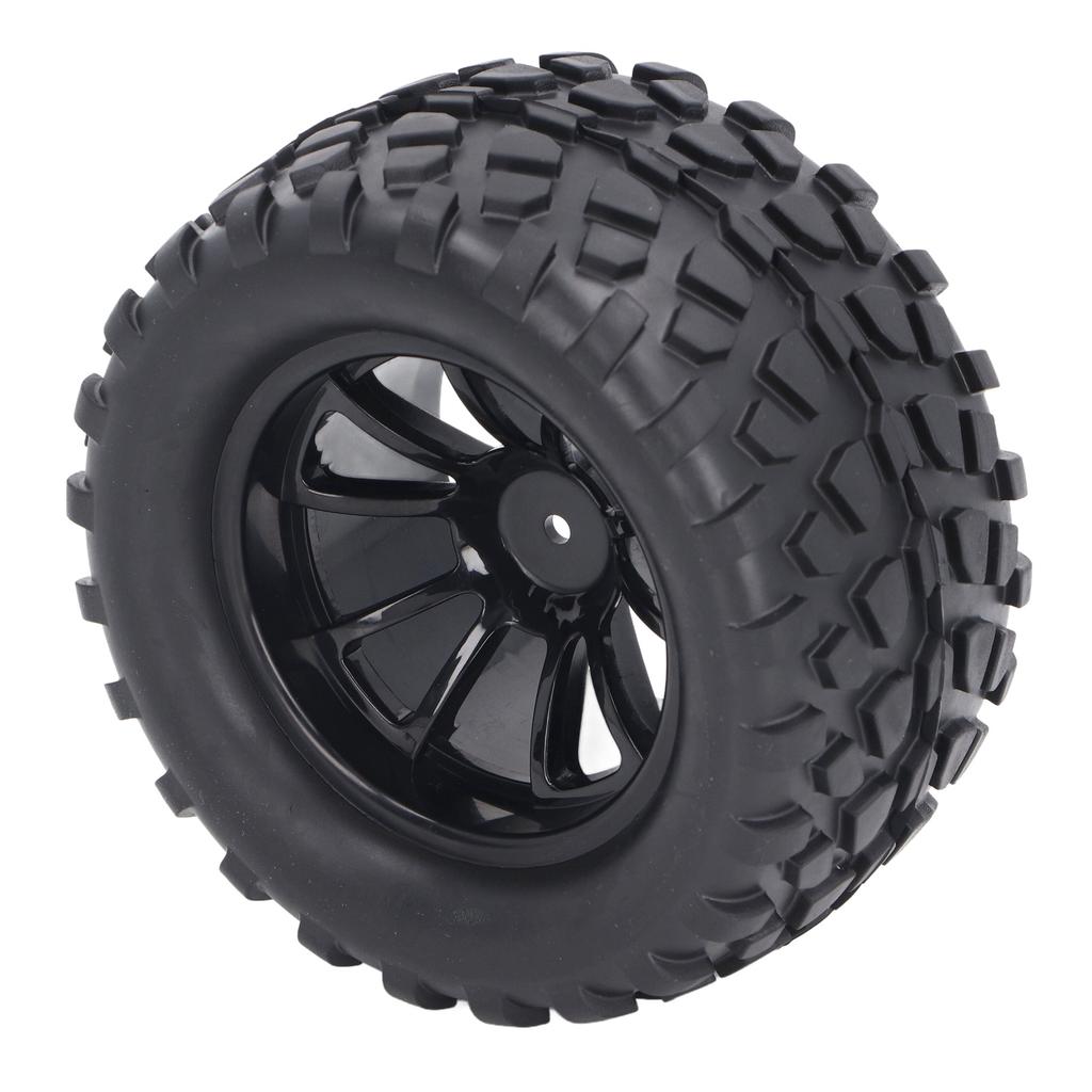 4pcs 12mm Hex 1/10 RC Truck Wheels and Tires for Axial for Hsp for Redcat for Hpi Universal 10 Hole Wheel Hub RC Wheel Tires