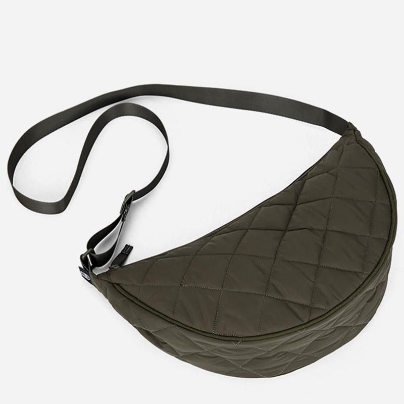 Crossbody Bag Diamond Grid Quilted Dumpling Bag Shoulder Bag Large Capacity