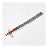 KAWAI KURABI Chopstick Rest, Iron Color, Mino Ware, Square Translucent, Vintage Feel, Triangle, Made in Japan