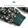 Spring Slim Fit Two-Piece Set: Casual Round Neck Jacket & Chiffon Shirt for Middle-aged & Elderly Women - Plus Size, Sun Protection
