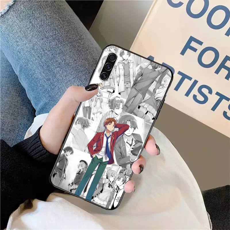 Custodia per Telefono Classroom Of The Elite Kiyotaka Per Samsung galaxy A S note 22 52 21 20 53 51 71 12 13 10 32 50 fe ultra plus