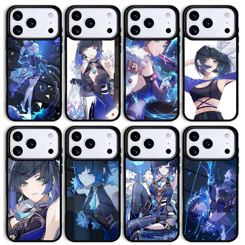 Yelan Genshin Impact Phone Case For Apple iPhone 17 air 16 Pro Max 15 Pro Max 14 13 12 11 Mini Back Cover