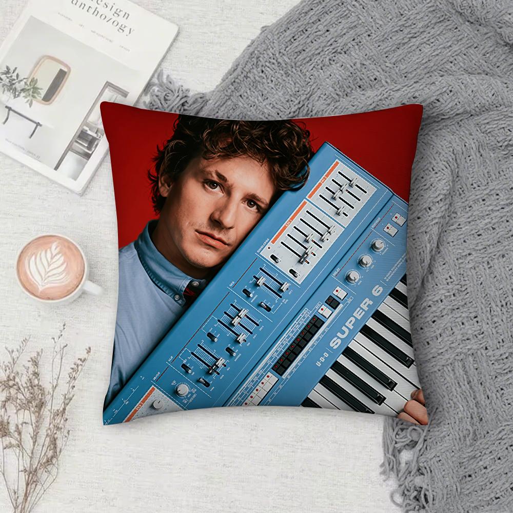 Singer CCharlie Puth Whatevers Clever Pillow Case Square DoubleSided Printing Sofa Cushion Cover Pillowcase Bedroom Bedside