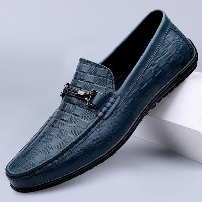 FashionGenuine Leather Summer Mens Shoes Handmade Man Loafers Luxury Brand Men Casual Shoes High Quality Slip On Moccasins Drive Flats