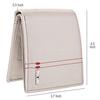 Liam Sand/Red Leather Wallet for Men