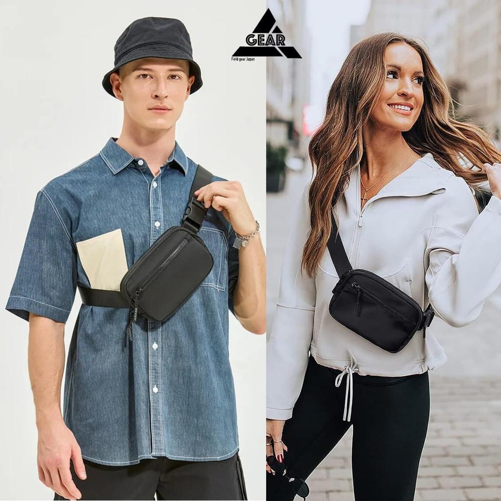 Field gear Japan Mini Shoulder Bag for Men and Small Waist Pouch for and Everyday and Made of 1000D Nylon Bag/Body Women, Water-Repellent,