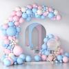 133/134 Stück mehrfarbiger Ballon-Kranz-Bogen-Set, geeignet für Geburtstage, Abschlussfeiern, Hochzeiten, Partydekoration