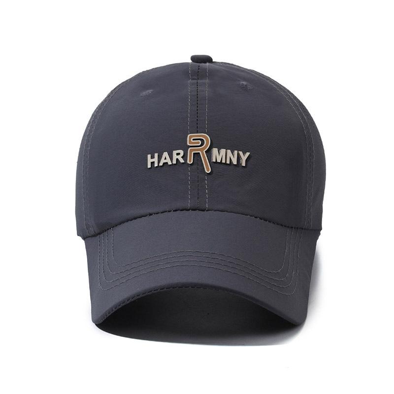 Frühling Sommer Leichtes Bergsteigen Herren Mesh Schnelltrocknende Kappe Damen Buchstaben Atmungsaktiv Dünn Laufen Sonnenschutz Baseballkappe