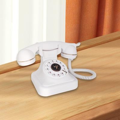 Kabelgebundenes Retro-Telefon Antik Dekoratives Desktop-Ornament Festnetztelefon für Arbeitszimmer Bar