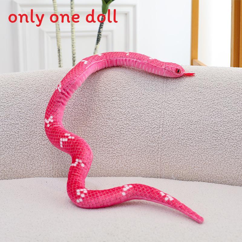 Snake Plush Toy With Realistic Design For Kids And Adults Gift Collectible