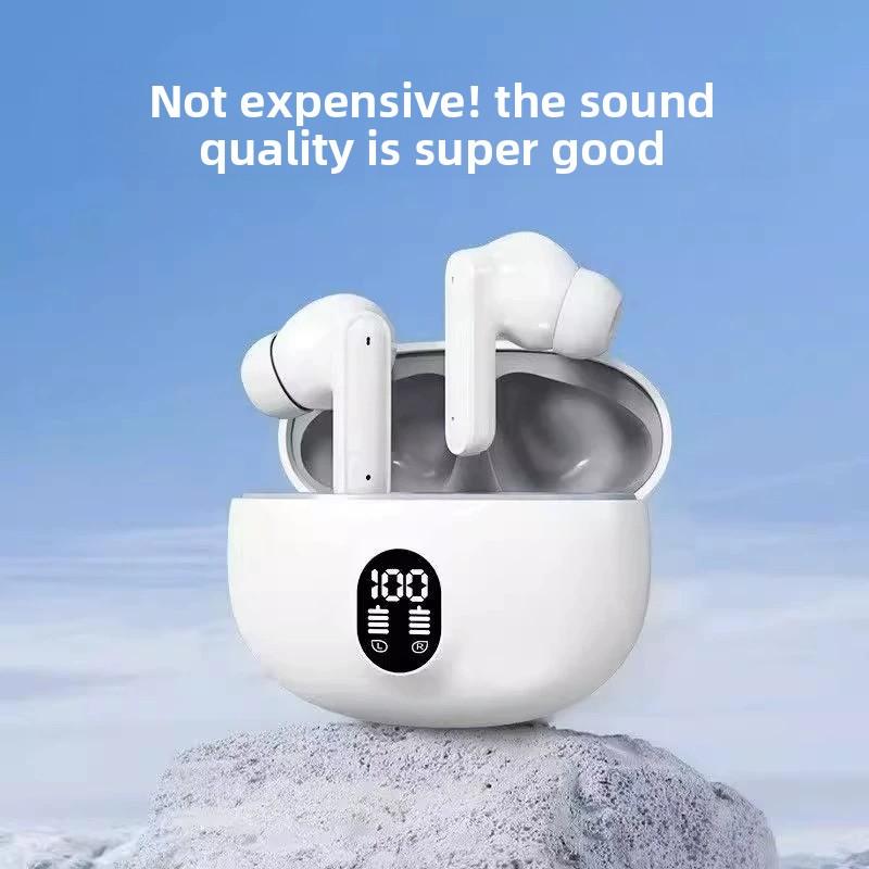 Auriculares inalámbricos Bluetooth TWS con cancelación de ruido y batería de larga duración