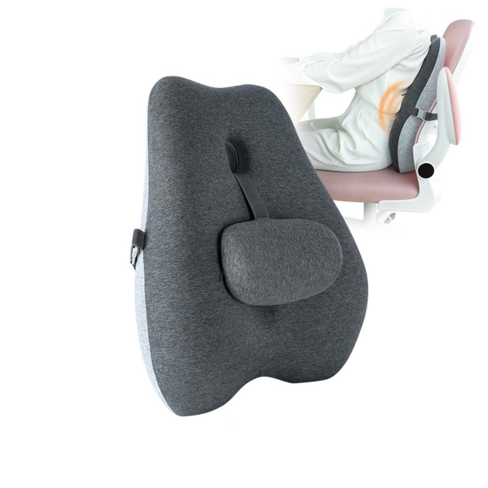 New Memory Cotton Waist Pillow Adjustable Convenient Back Cushion Lumbar Pillow Back Support Cushion Office Seat