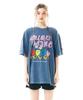 Soipeuyukaen Oversized Loose Fit Pigment Print T-Shirt