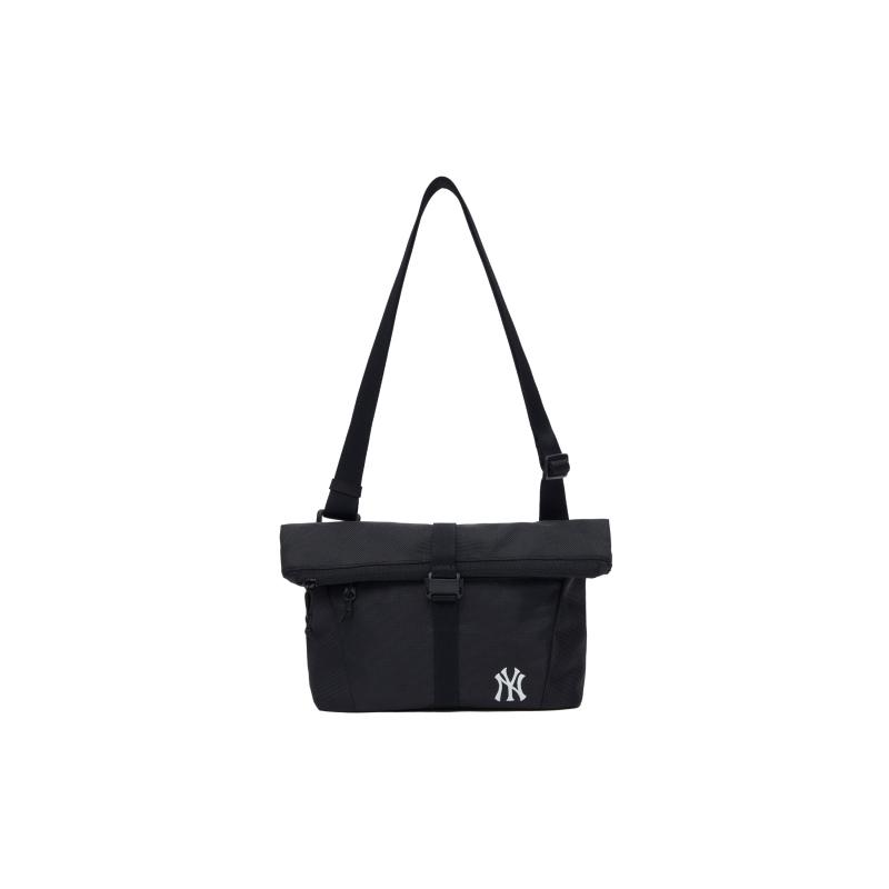 

MLB New York Yankees Shoulder Bag, Hobo Bag, Messenger Bag, Crossbody Bag, Zip Closure Unisex Casual 3ACRB025N чорний