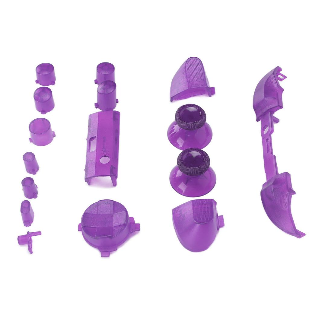 Komplette Tasten Mod Kits Trigger Komplettes Trigger Modul Set für XBOX Series X für XBOX Series S ControllerTransparent Lila