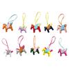 Cute Angel Wing Horse Keychain Pendant for Women Girls Fashionable Mini Horse Shape Bag Charm Oranemnt for Handbags