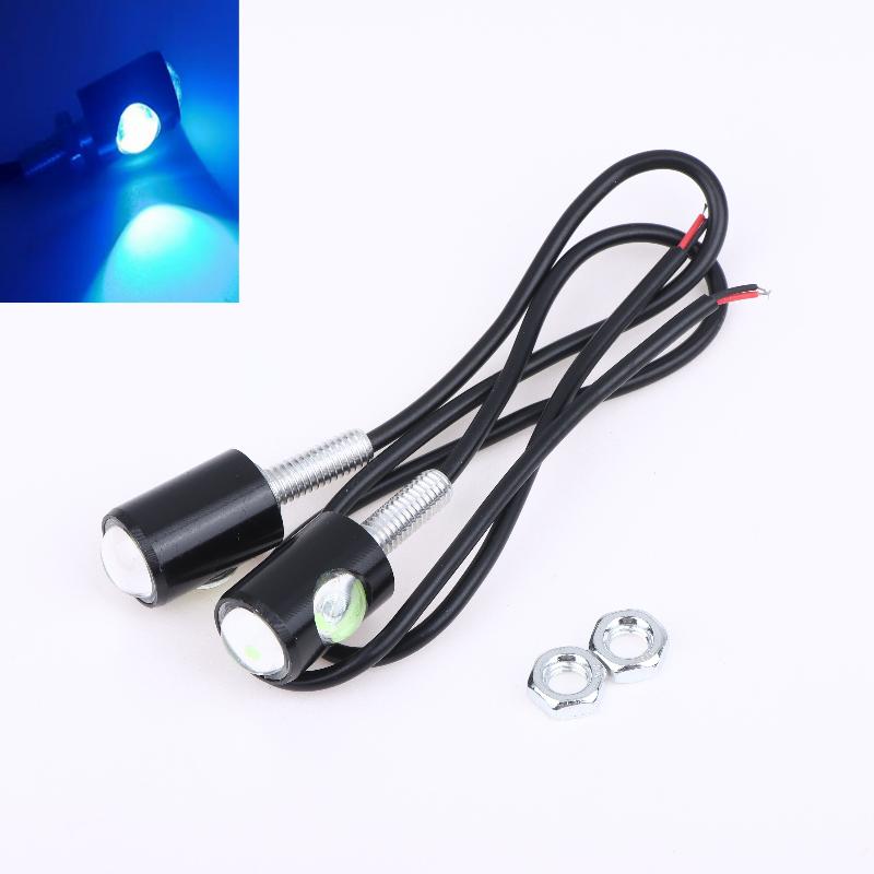 2PCS Motorcycle LED Eagle Eye Light Turn Signal Indicator Super Bright Led Motorbike Auto Rear Tail Brake Lamp Fog Driving Light
