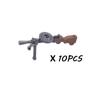 WW2 Military Weapons Soldiers Minifigure British Soviet Army Building Blocks Rifles Submachine Thomas 98K Gun Bricks Toy